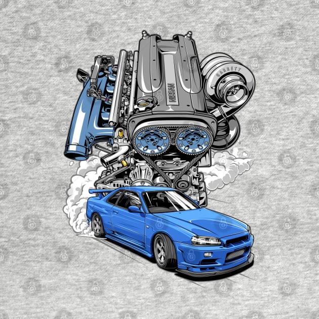 RB26 Turbo Skyline R34 by racingfactory